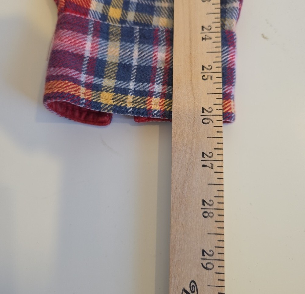 ESPRIT Sport Vintage Red Plaid Button-Up Flannel Shirt - Picture 6 of 15
